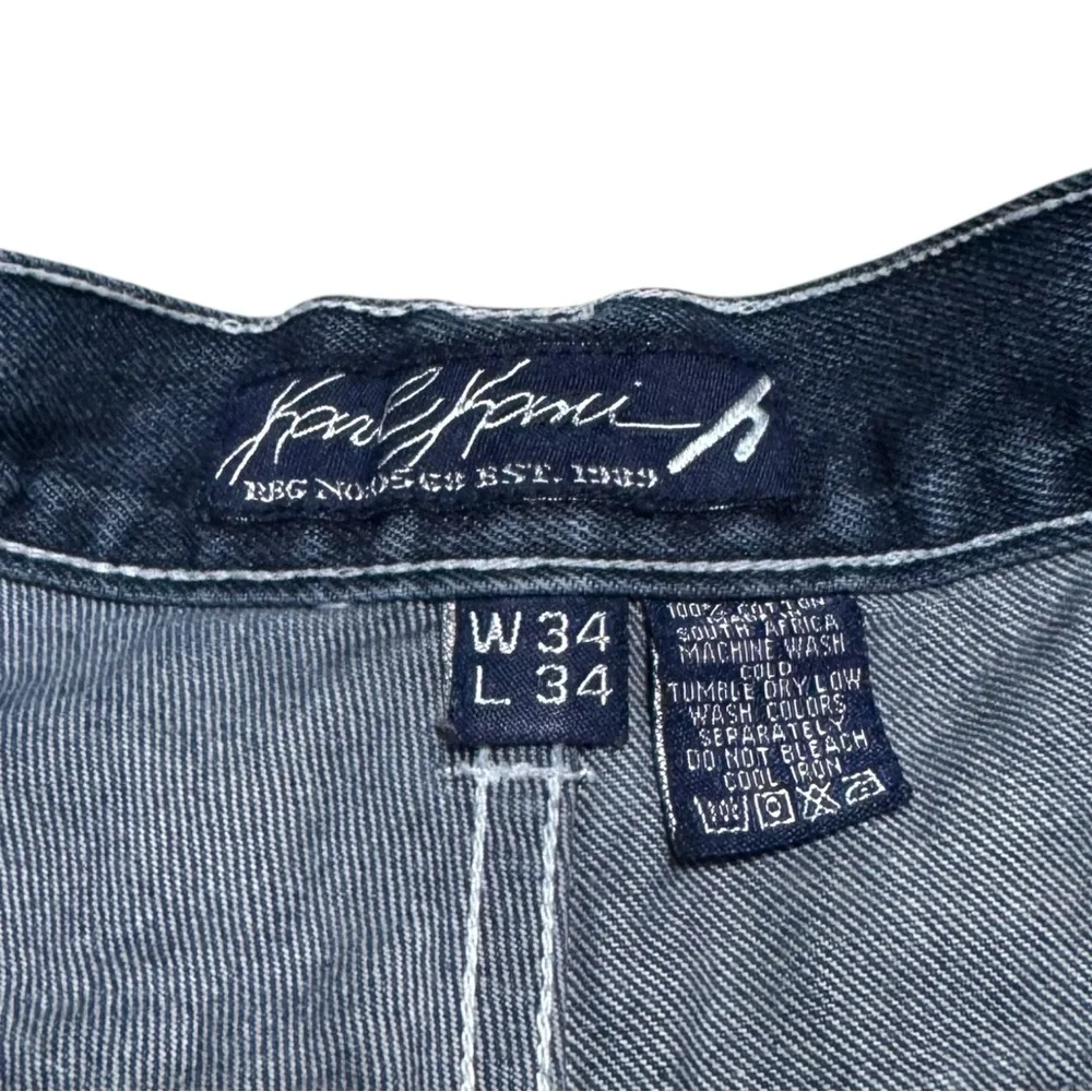 Vintage‎ Karl Kani Baggy Cotton Jean Carpenter Pants Men's 34x34